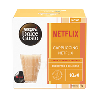 CAPPUCCINO NETFLIX SABOR CARAMELO SALGADO 10 CÁPSULAS