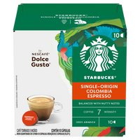 STARBUCKS ESPRESSO COLOMBIA 10 CÁPSULAS