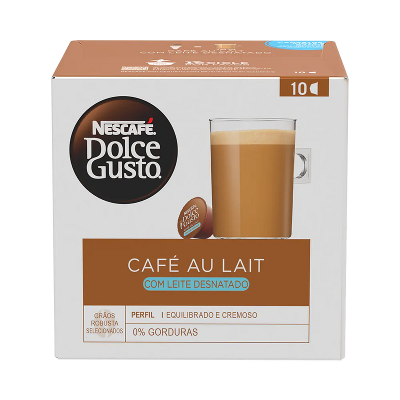 CAFÉ AU LAIT DESNATADO 10 CÁPSULAS