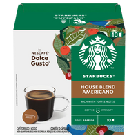 STARBUCKS AMERICANO HOUSE BLEND 10 CÁPSULAS