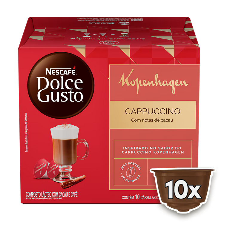 KOPENHAGEN CAPPUCINO 10 CÁPSULAS